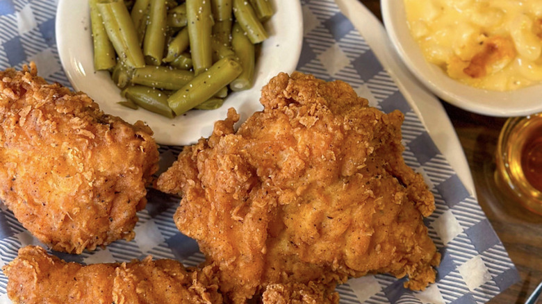 Cracker Barrel chicken and sides