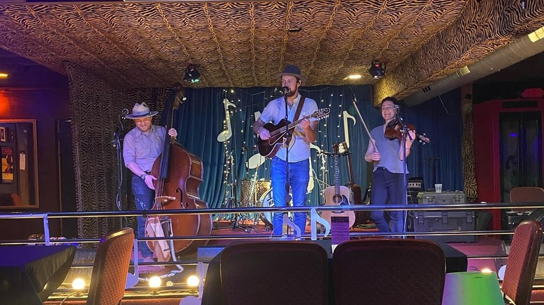 A band playing at Hernando's Hide-A-Way in Memphis