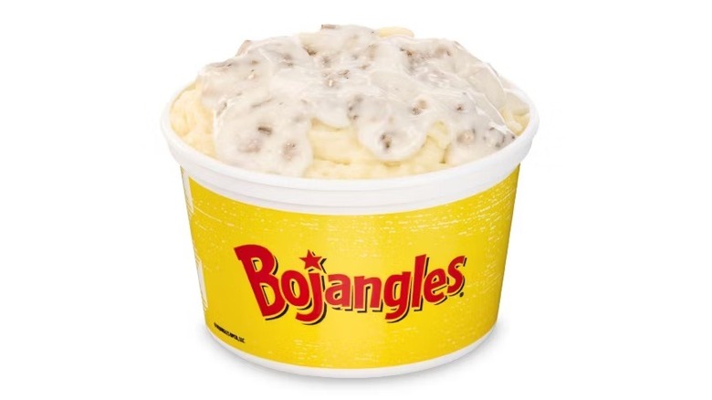 Mashed potatoes with gravy from Bojangles