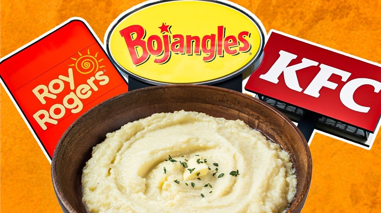 Mashed potatoes fast food chain logos