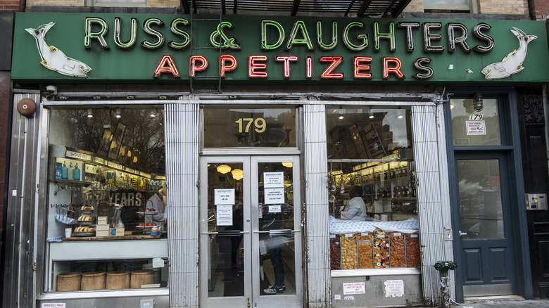 Russ & Daughters storefront