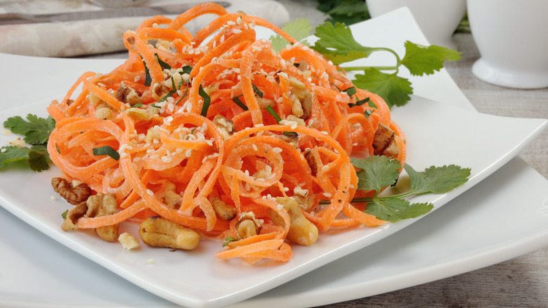carrot ribbon salad