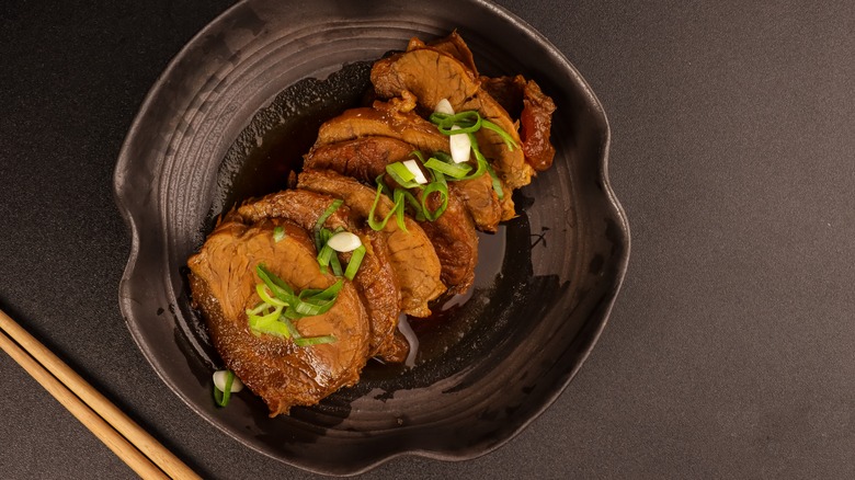 chinese style braised beef shank