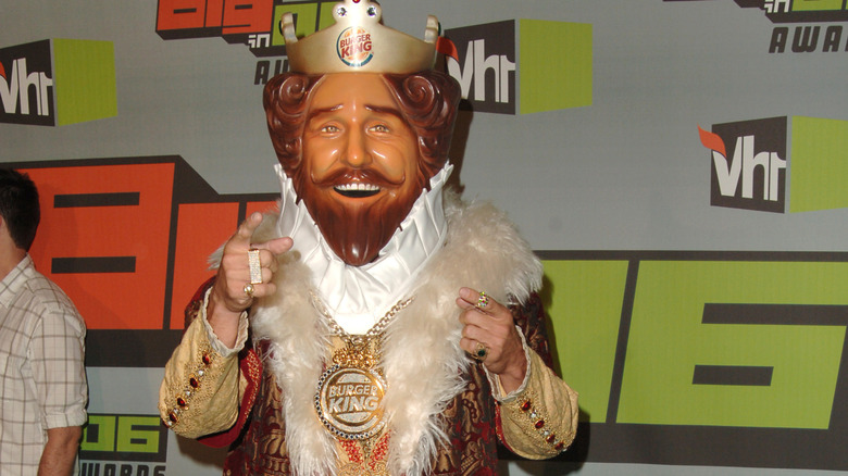 The Burger King king mascot.