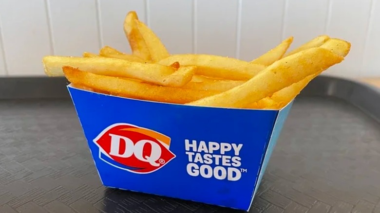 A box of Dairy Queen fries