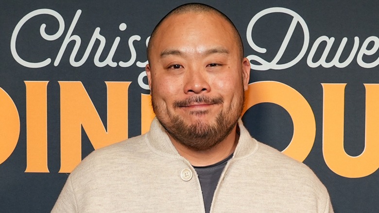 David Chang on the red carpet