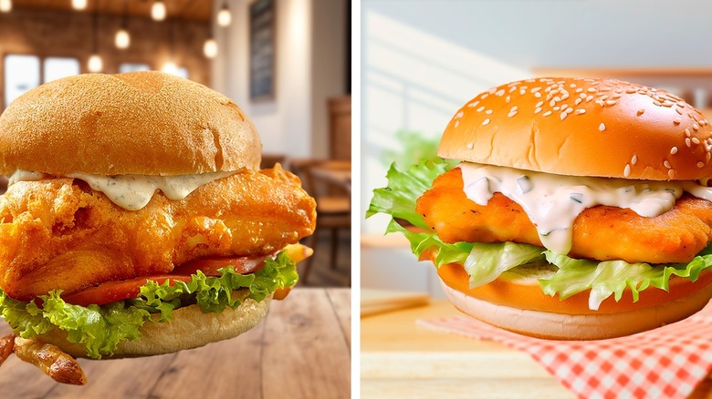 A comparison of fish sandwiches