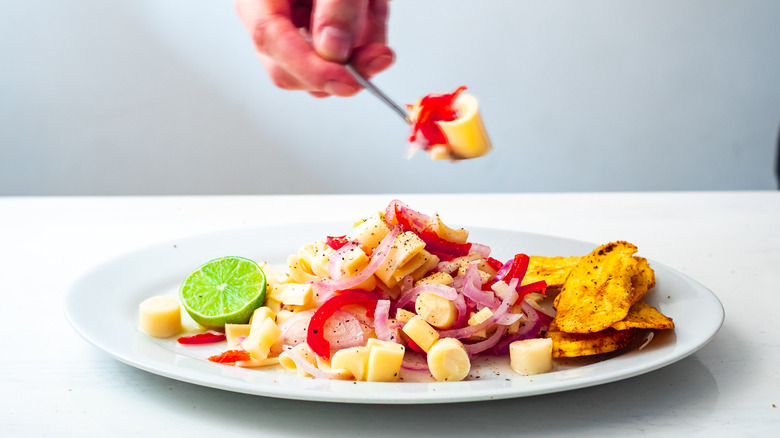 Hearts of palm ceviche