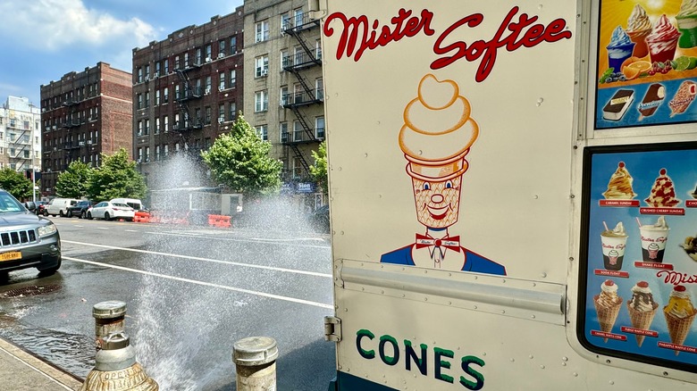 Mister Softee ice cream truck on street