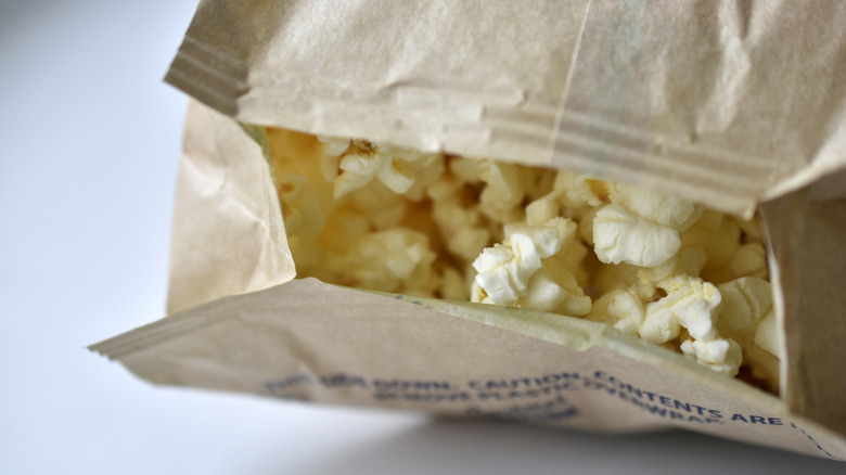 microwave popcorn bag