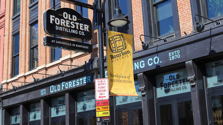 Sign of Old Forester