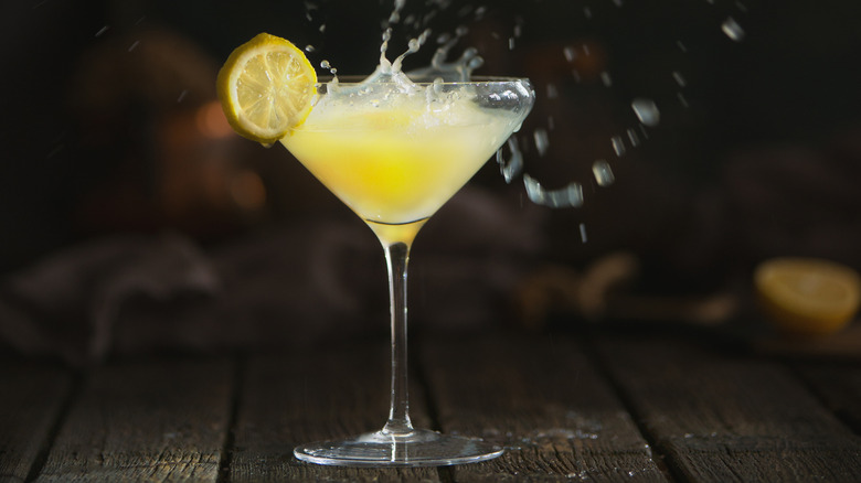 Lemon drop cocktail