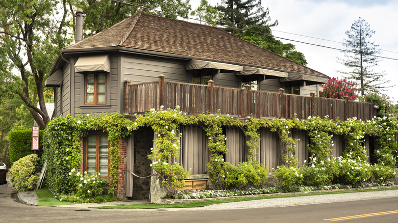 Exterior of the French Laundry restaurant