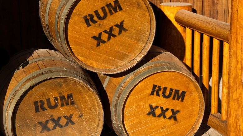 Casks of rum
