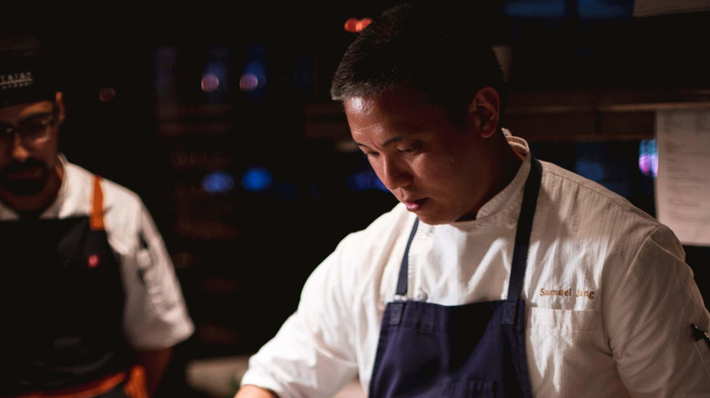 Chef Samuel Jung at Baltaire