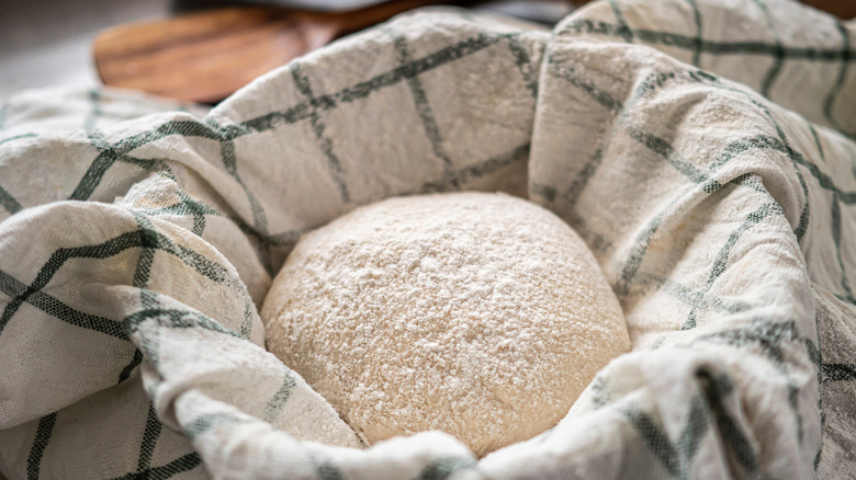 Dough in bowl