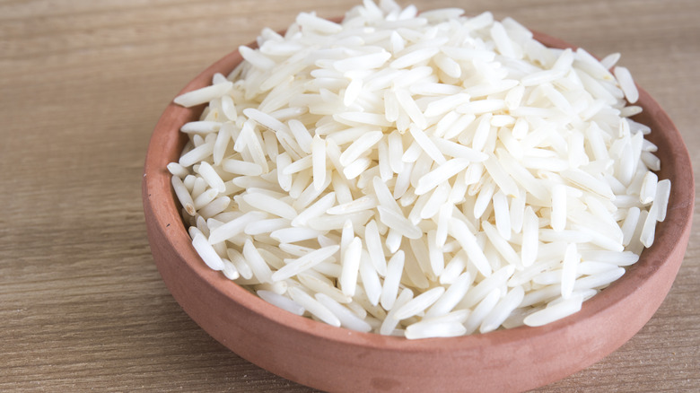bowl of jasmine rice