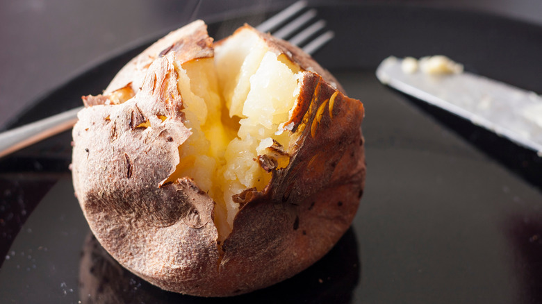 close-up of sliced potato