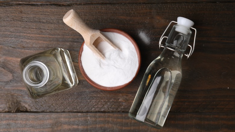 Vinegar and baking soda