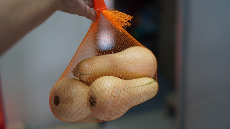 bag of whole butternut squash