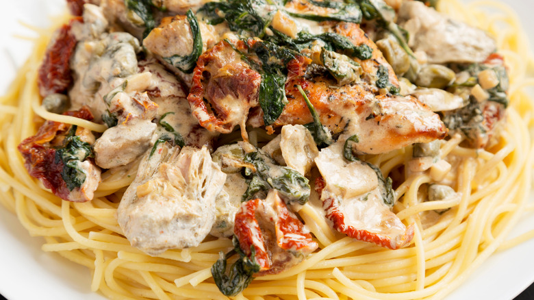 spinach artichoke pasta