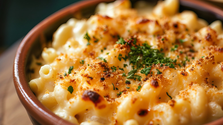 Bowl of macaroni and cheese