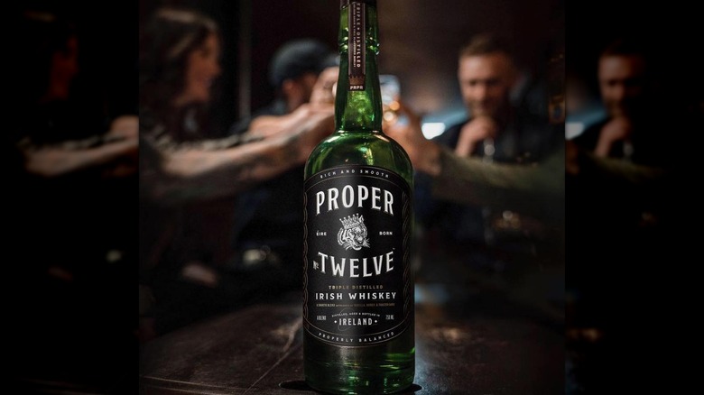 Proper Twelve bottle on table