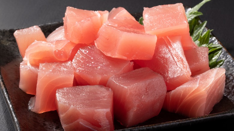 Yellowfin tuna sashimi