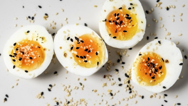 soft boiled eggs