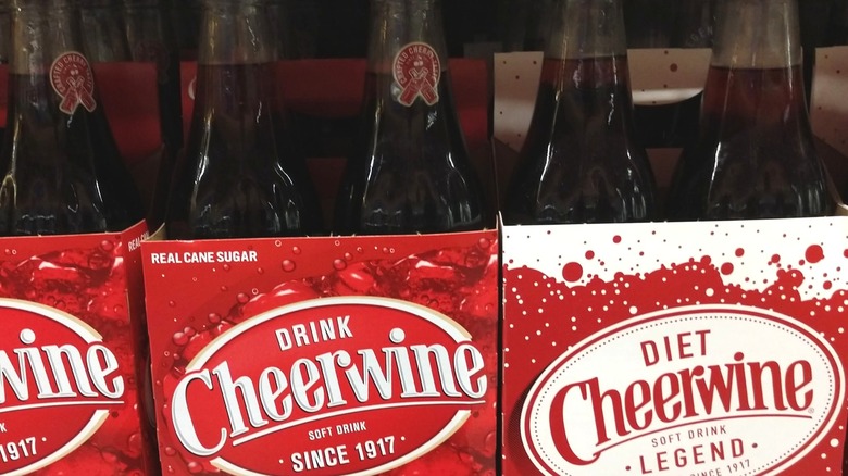 Bottles of Cheerwine