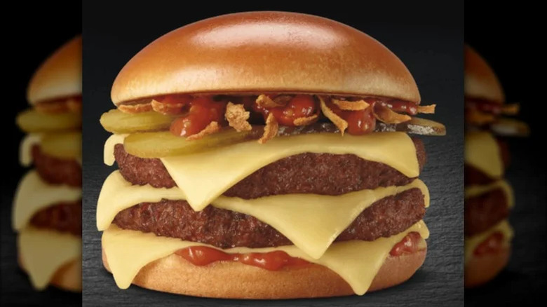 McDonald's Triple Cheddar Double Beef