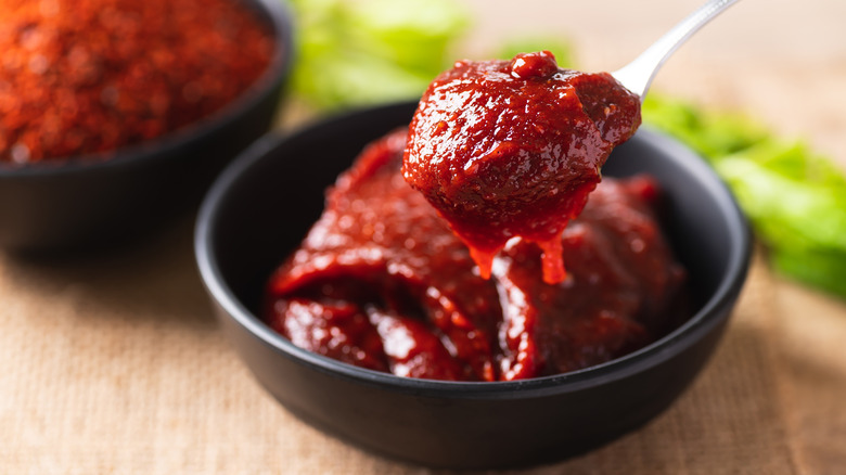 Spoonful of gochujang