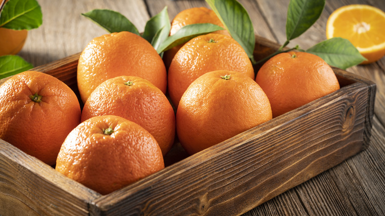 basket of oranges