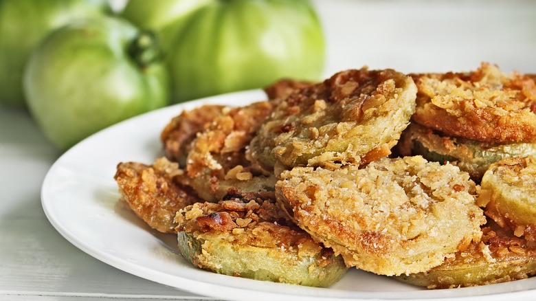 Fried green tomatoes