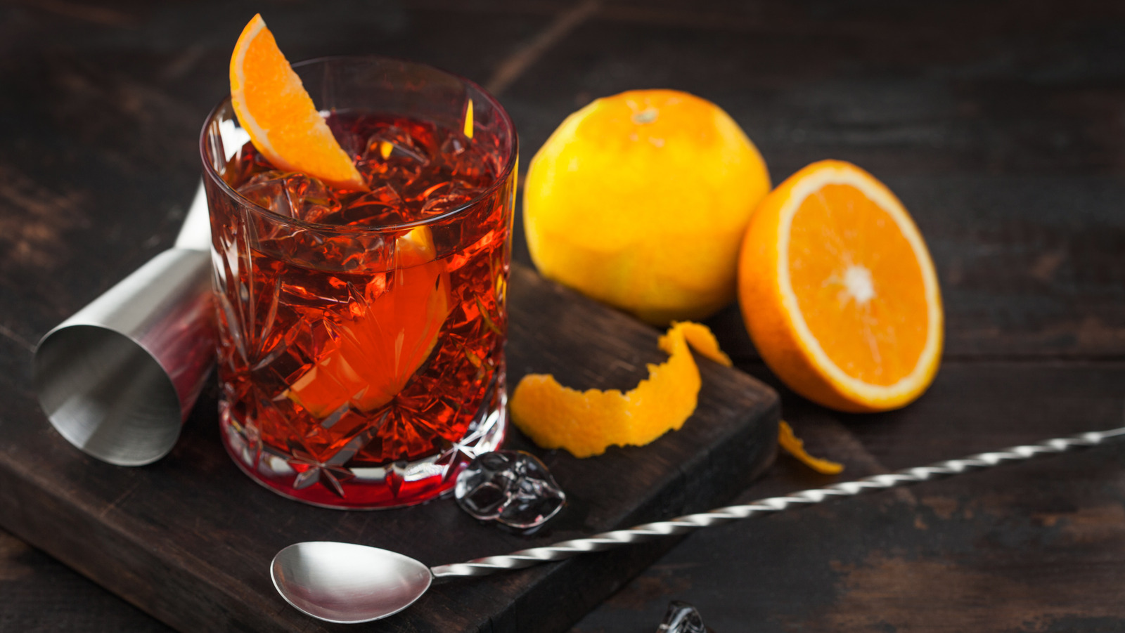 Your Negroni will taste much better with coffee ice cubes